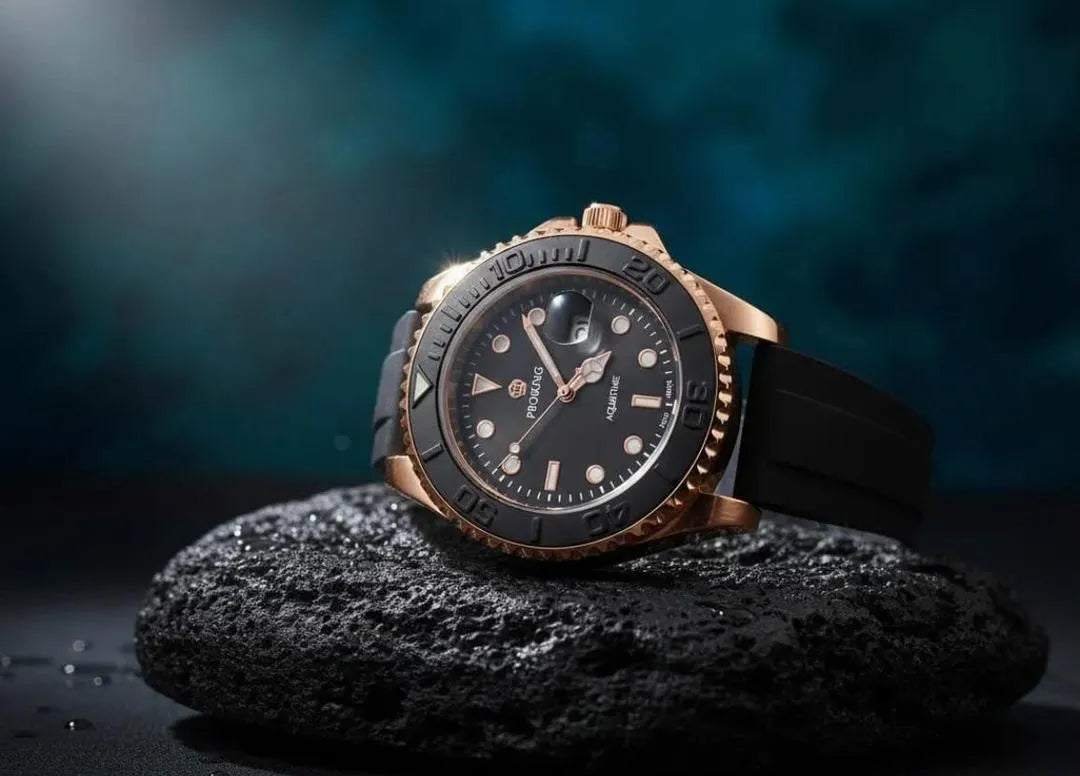 Porking Men’s Quartz Watch – Rotating Bezel ( Markaz )