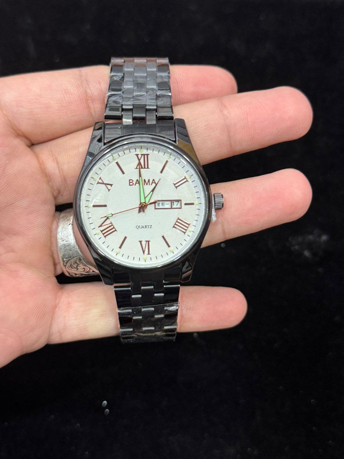 Baima Quartz Stainless Steel Wristwatch