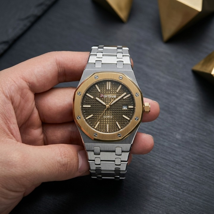 Portive Mens Watch Stylish Chronograph Design