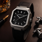 Universal Point UP 1988 – Square Dial Leather Strap Watch