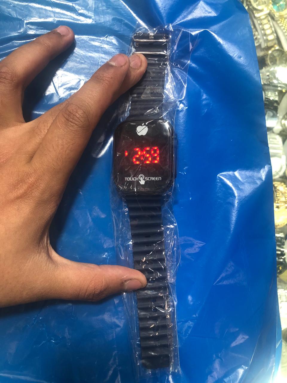 Digital Touch Watch Stylish LED Display Casual Wear