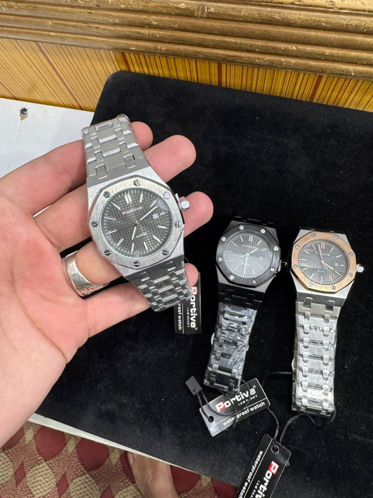 Portive Mens Watch Stylish Chronograph Design