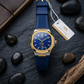 Matturi Fashion Luxury Sports Wristwatch Gold Plated Case