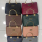 Premium Quilted Faux Leather Handbags with Golden Metal Handles