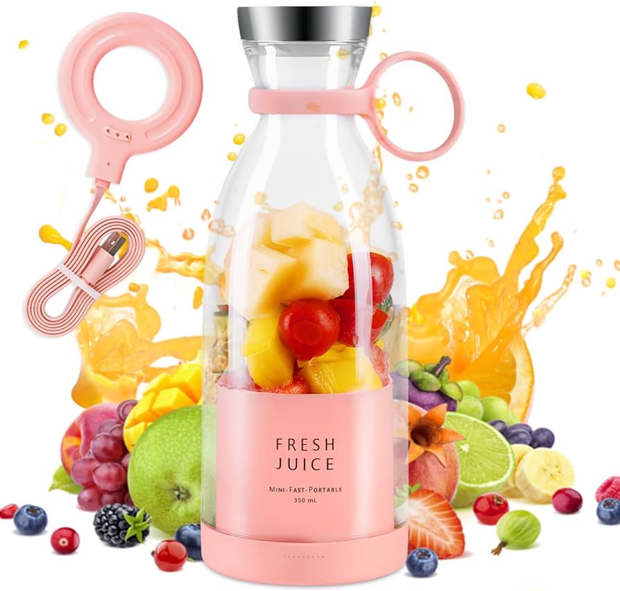 Mini Portable Blender Rechargeable Electric Fruit Juicer Mixers Rechargeable