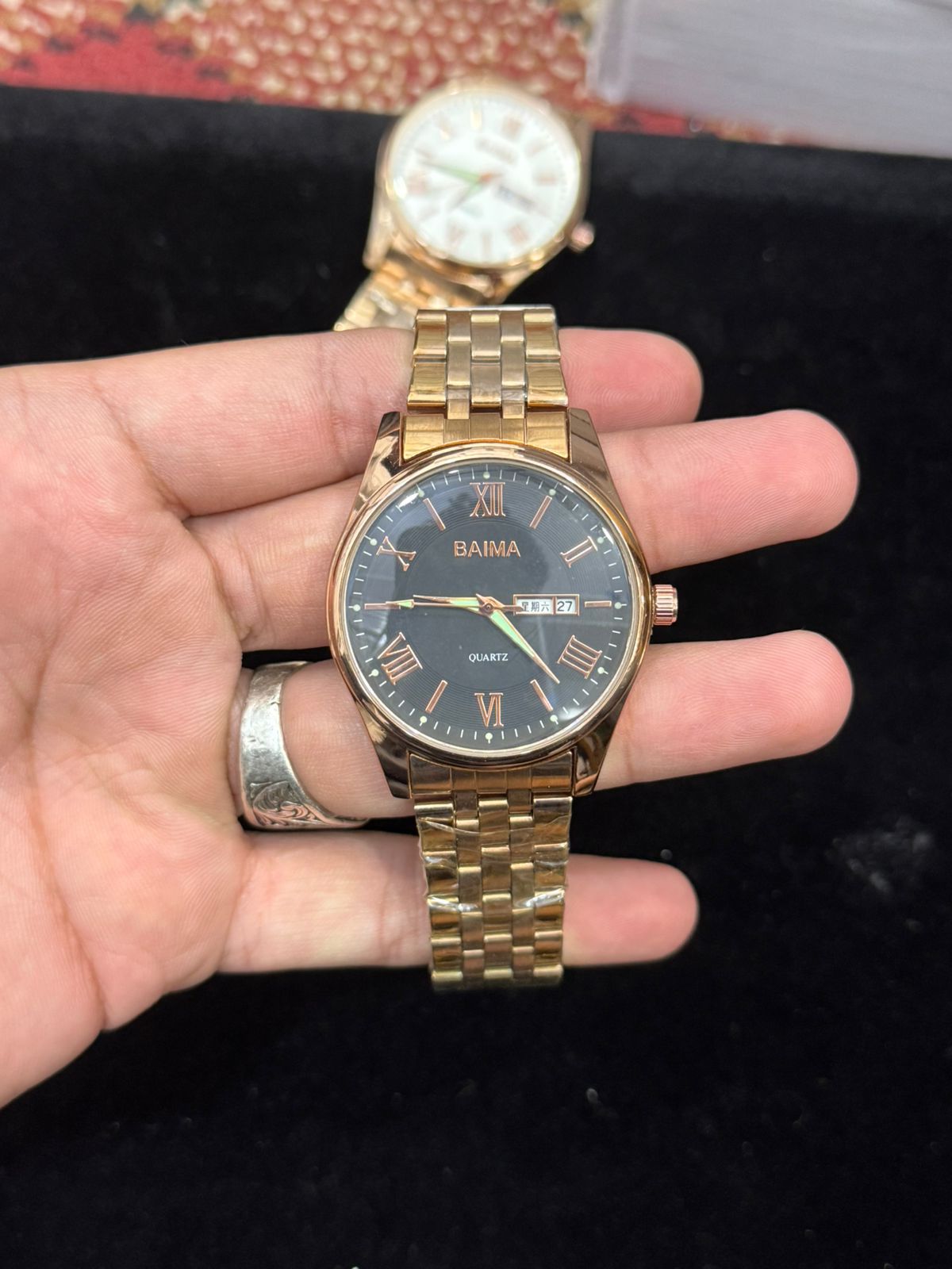 Baima Quartz Stainless Steel Wristwatch