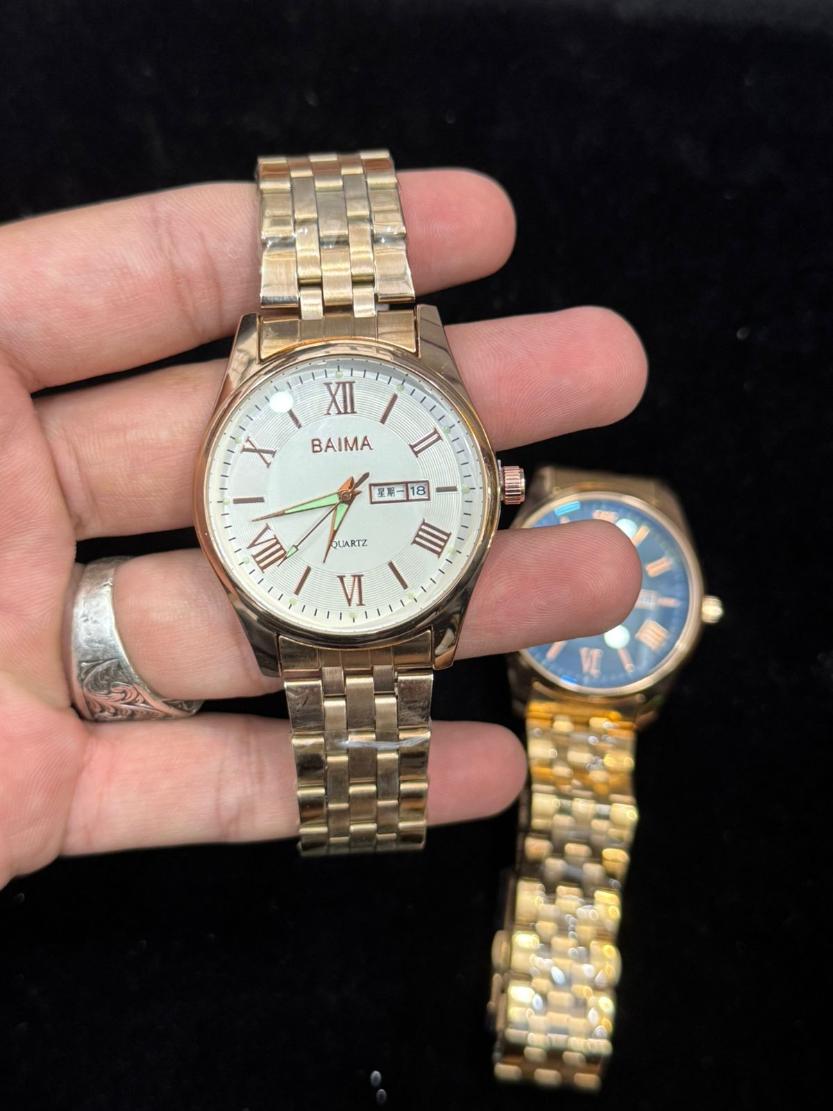 Baima Quartz Stainless Steel Wristwatch